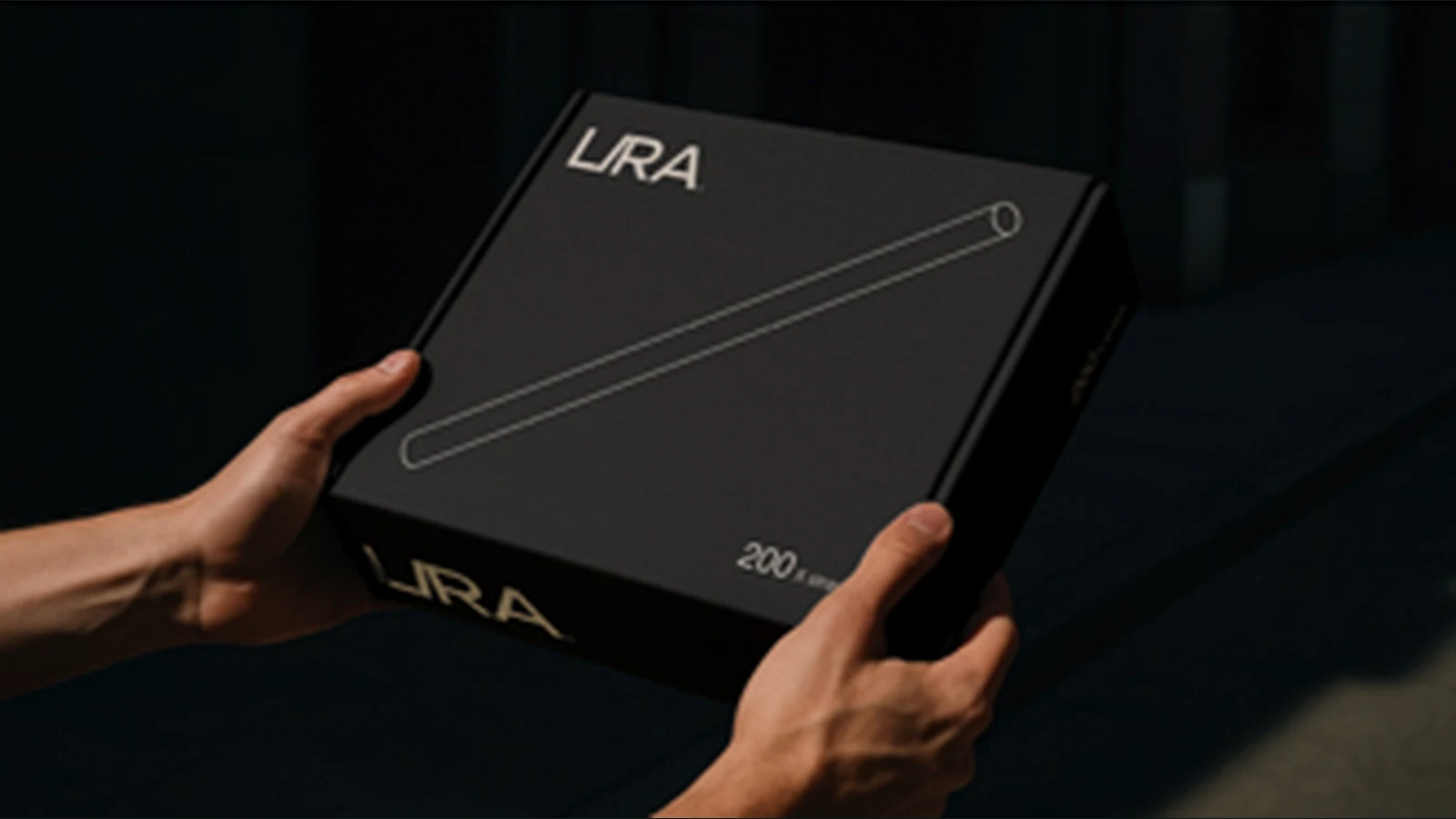 LIRA 200-pack reed straw box