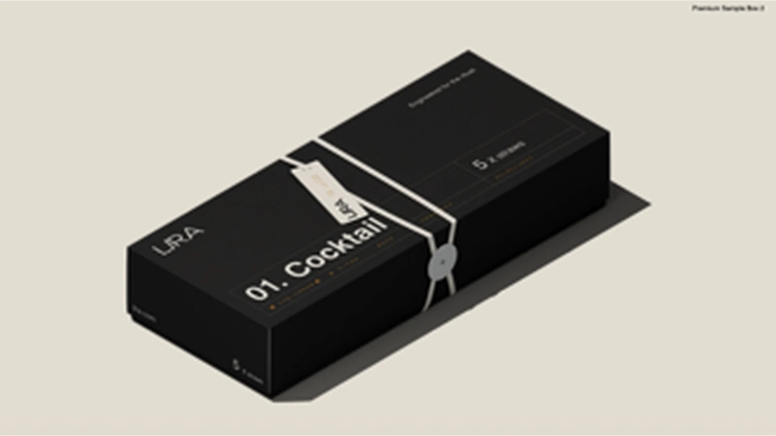 LIRA 50-pack reed straw box